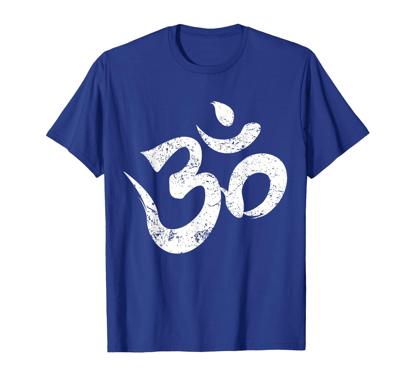 Distressed Om Meditation Spiritual Indian Yoga Symbol Om T-Shirt