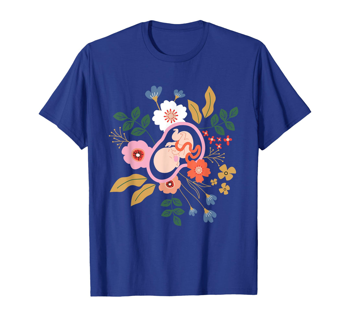 Floral Doula Midwifery - Midwives Childbirth Labor Assistant T-Shirt