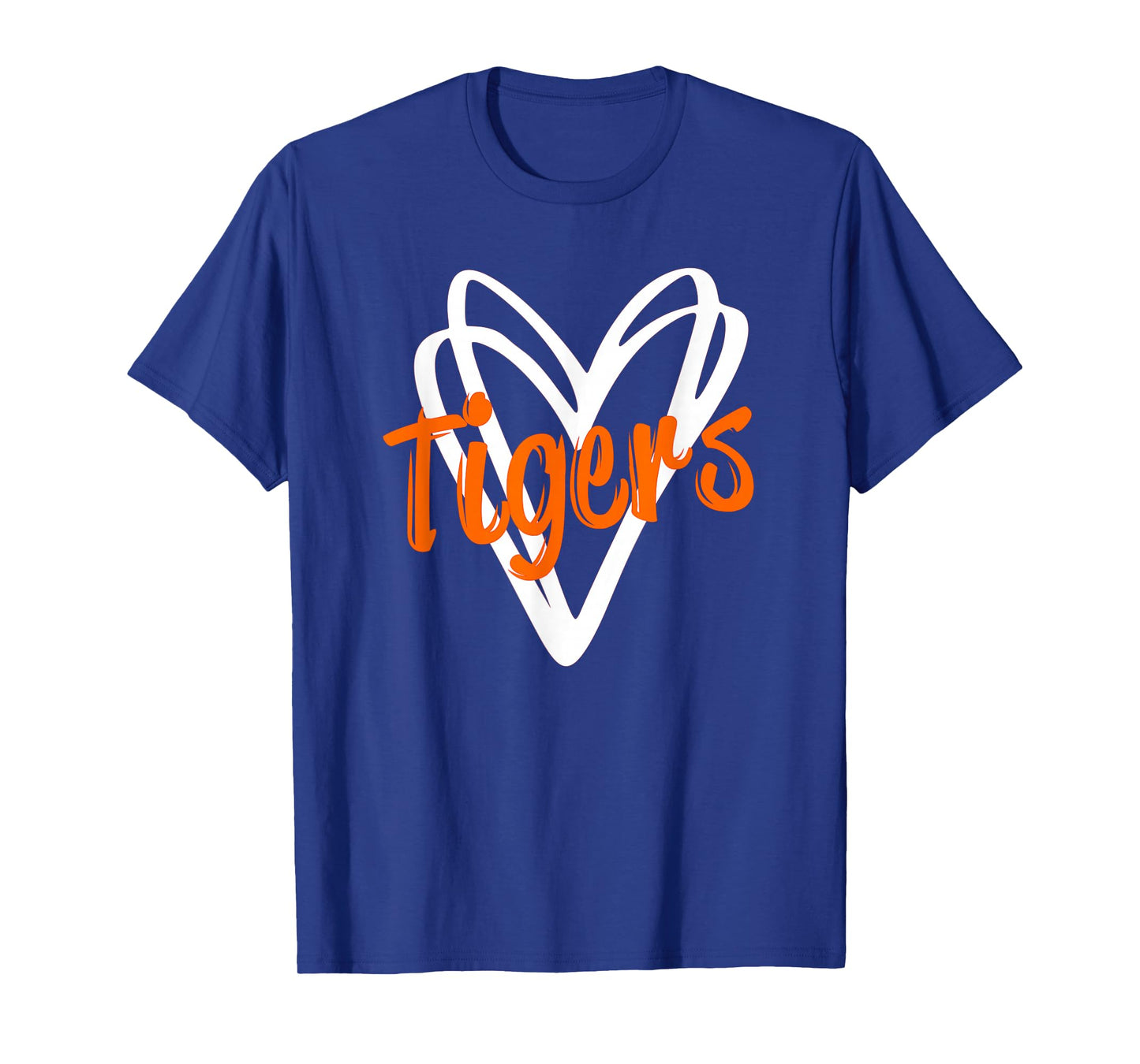 Tigers School Sports Fan Team Spirit Mascot Cute T-Shirt