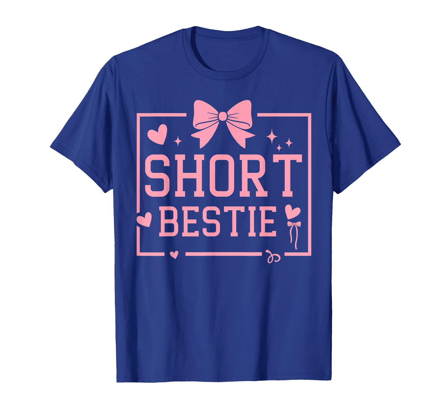 Best Friend Matching Tall Short Bestie Besties Matching BFF T-Shirt