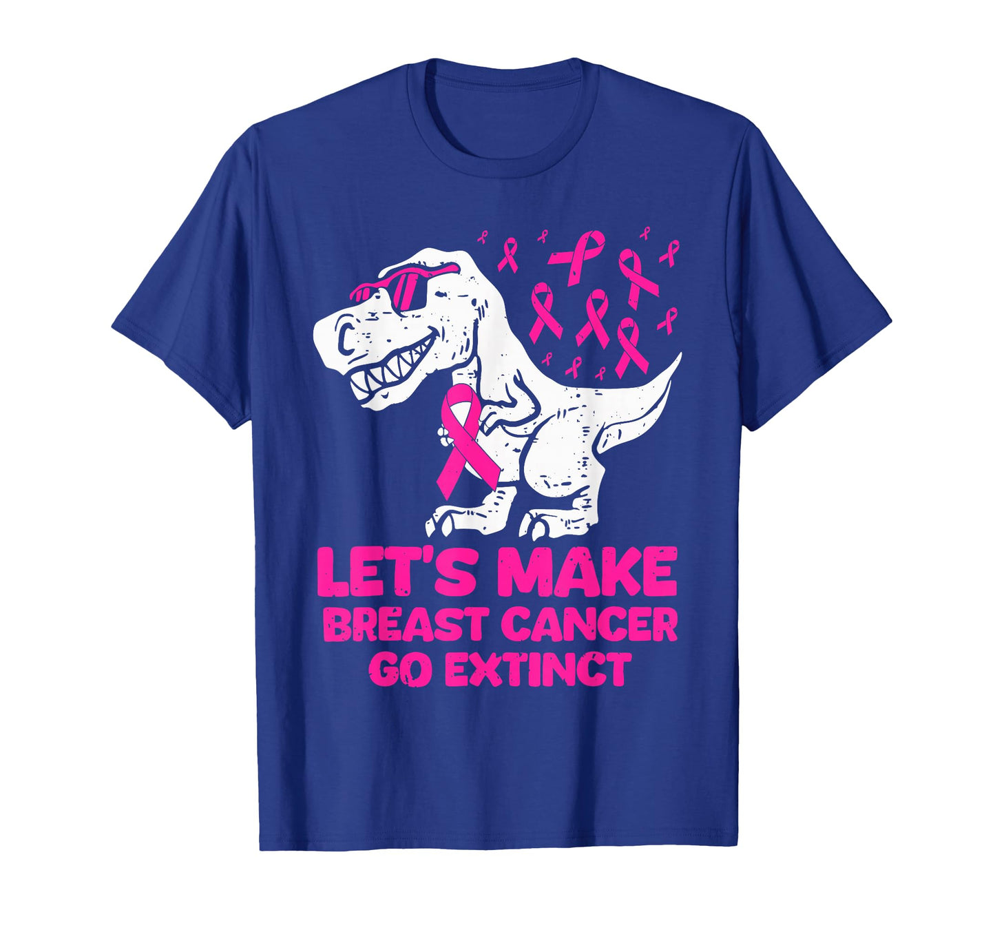 Lets Make Breast Cancer Extinct T-rex Dino Suppoter Toddler T-Shirt