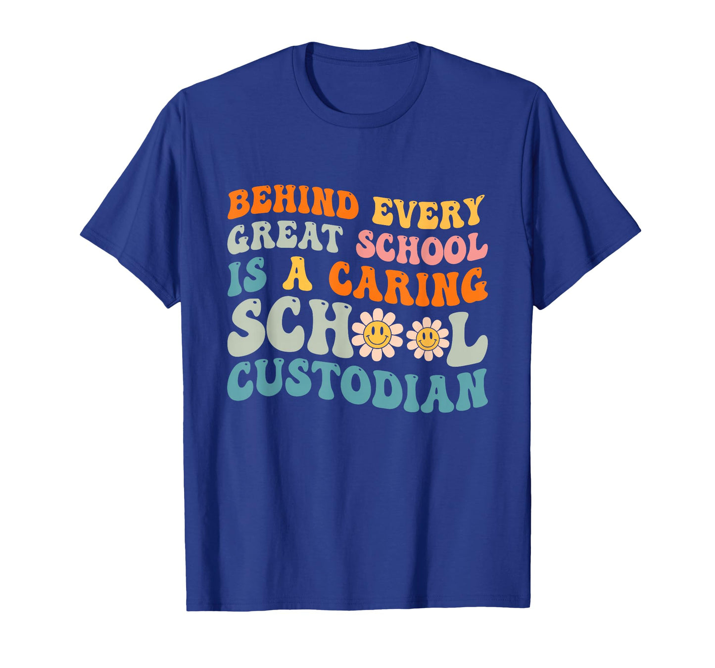 School Custodian Design for Men Women Custodian Appreciation T-Shirt