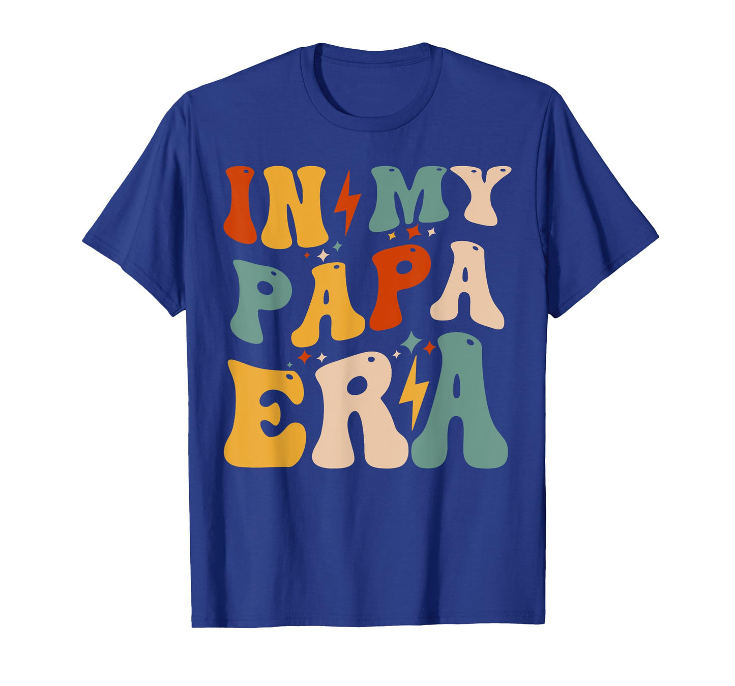 Retro Groovy In My Papa Era Funny Father's Day For Mens T-Shirt