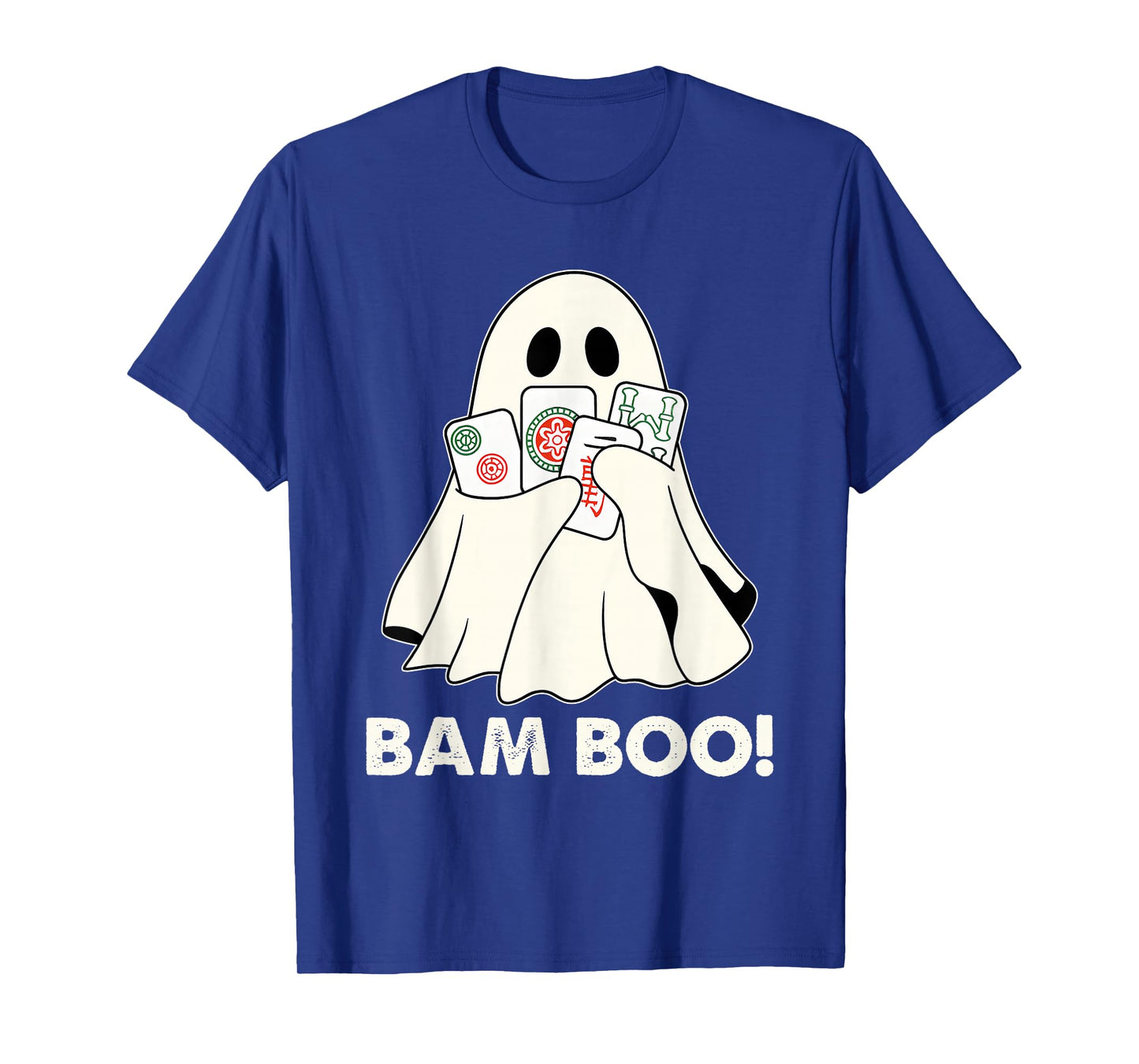 Bam Boo Halloween Ghost Mahjong Funny Costume Game Men Women T-Shirt