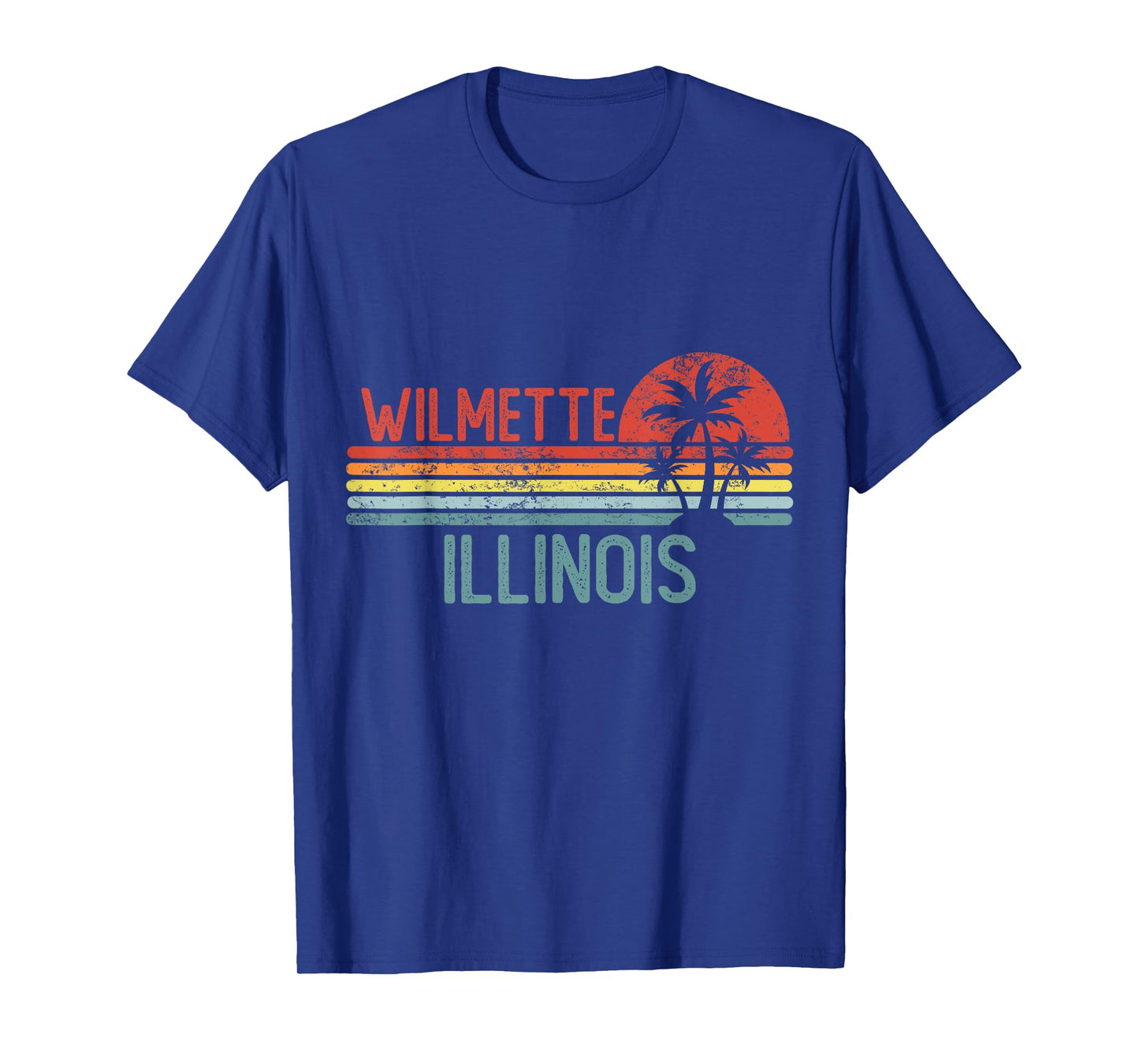 Wilmette Illinois Funny USA City Trip Home Roots T-Shirt