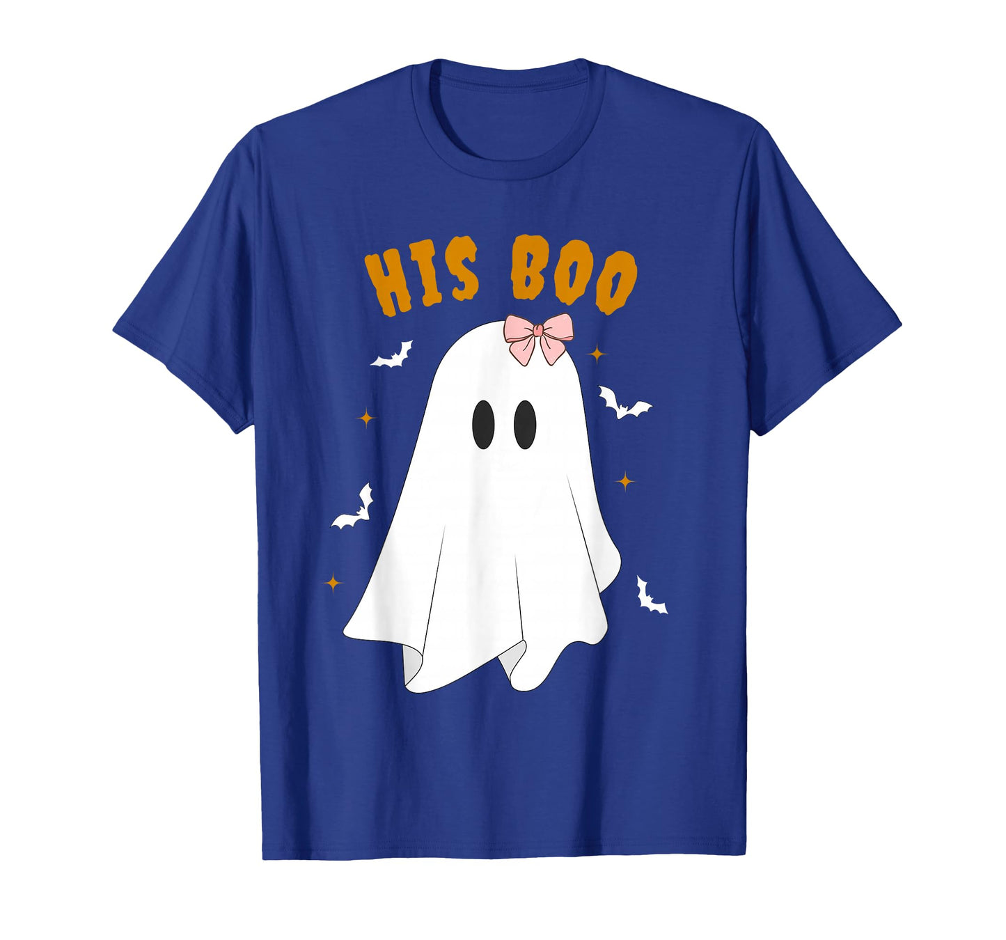 Her Boo & His Boo Funny Matching Halloween Pajama Couples T-Shirt