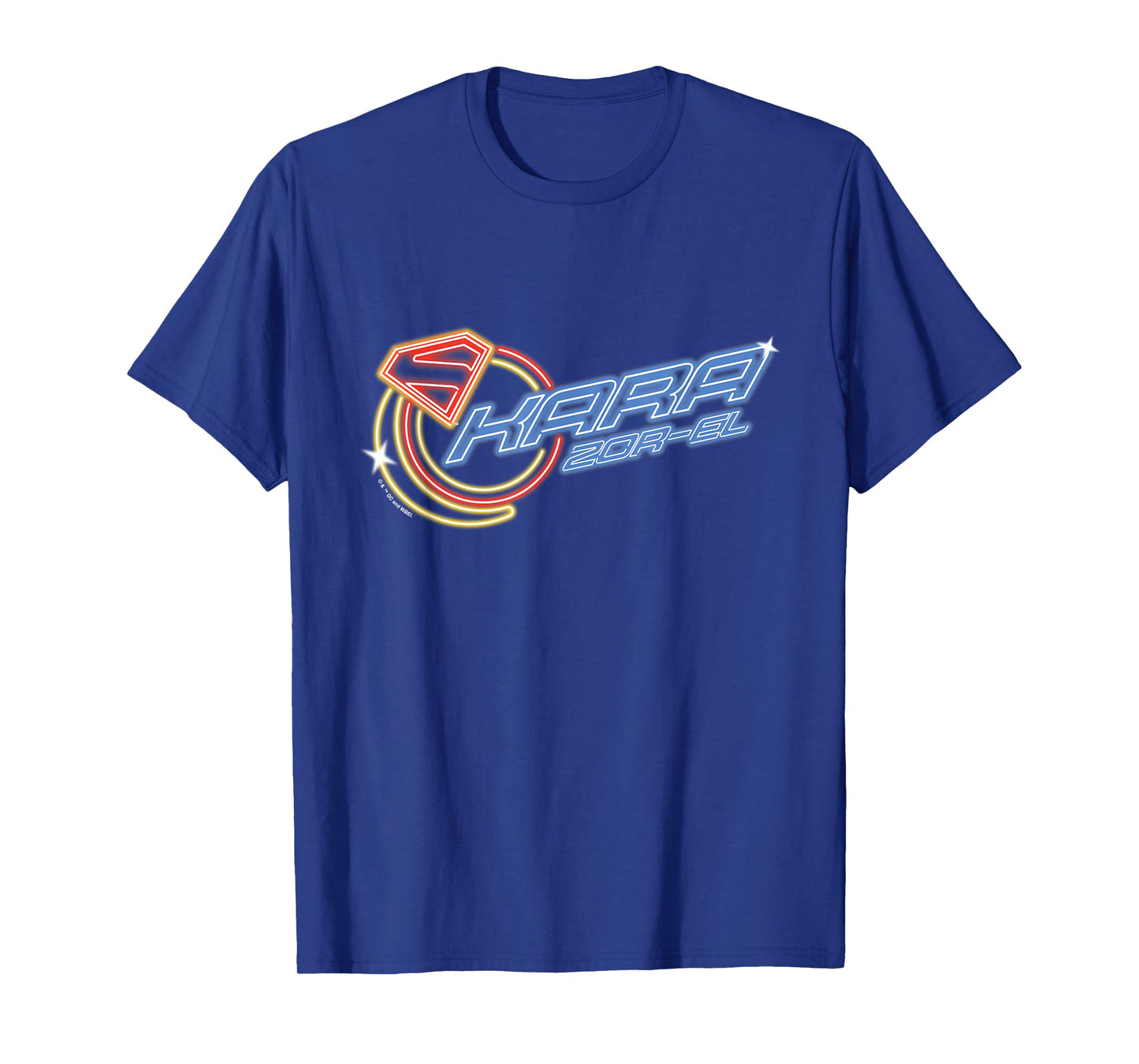Supergirl 2026 Neon Glow Kara Zor-El Sign T-Shirt