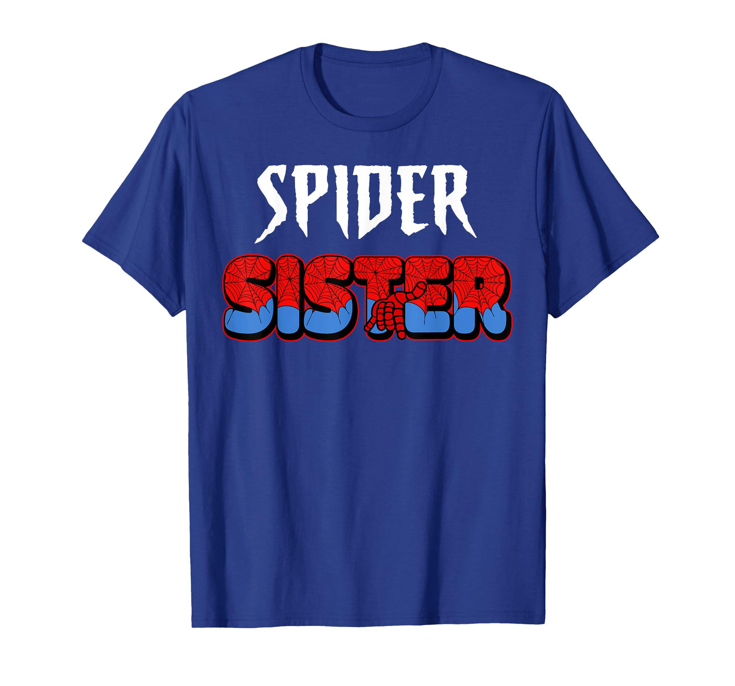 Groovy Spider Sister Matching Family Birthday Party Theme T-Shirt