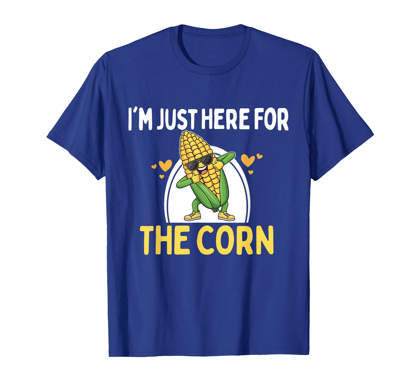 I'm Just Here For The Corn Funny Corn On The Cob T-Shirt