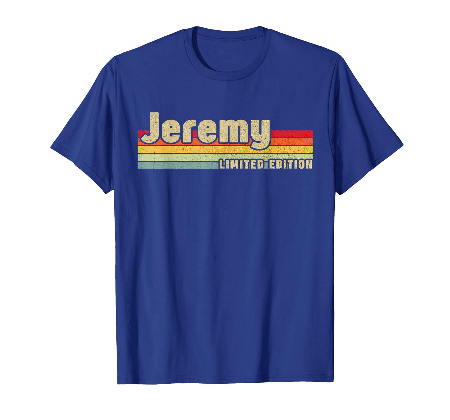 First Names Apparel Jeremy Unisex-Adults and Kids Black Small Crew Neck Short Sleeve T-Shirt Personalized Gift T-Shirts Christmas Birthday