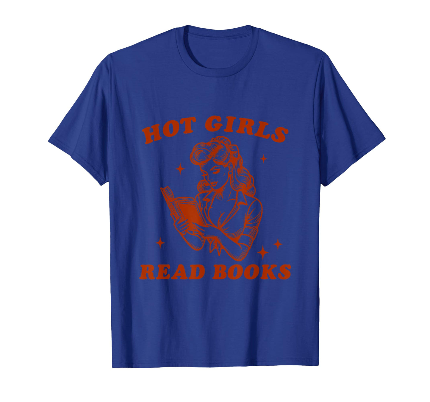 Vintage Hot Girls Read Books Librarian Book Reader T-Shirt