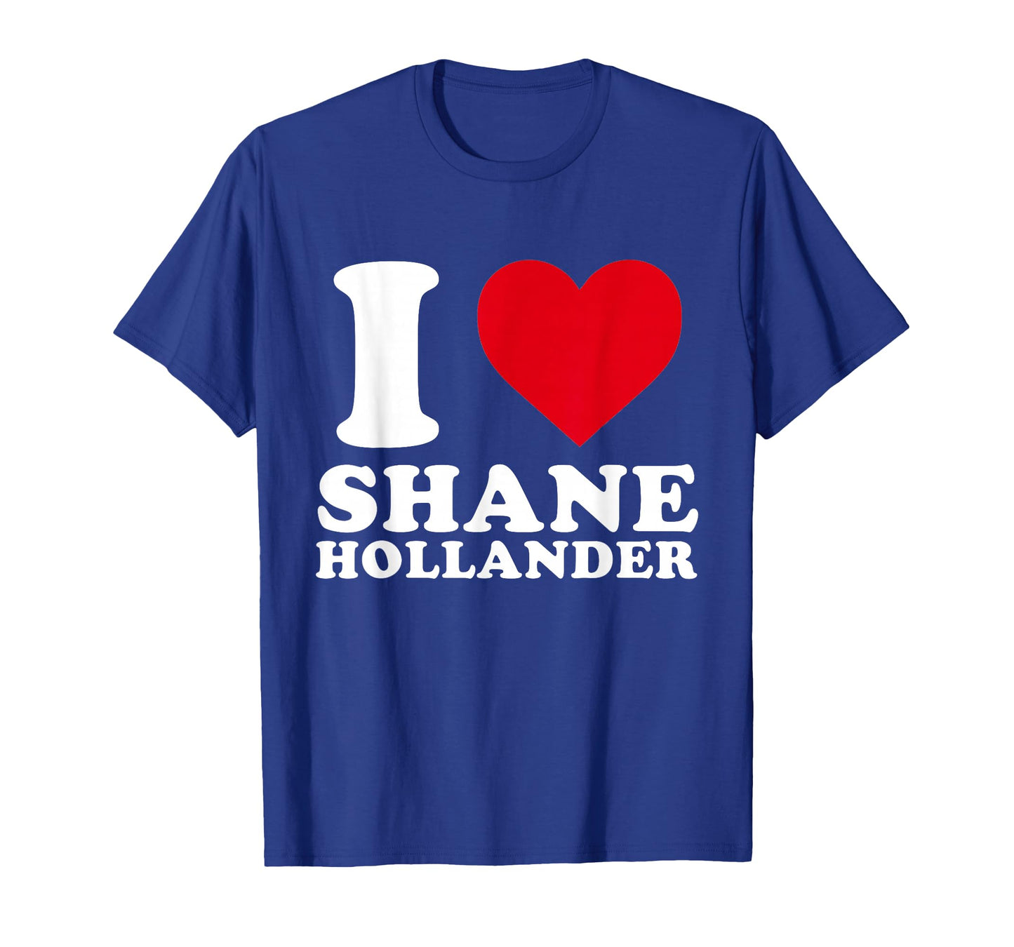 I Love Shane Hollander Captain Retro Heart Graphic T-Shirt
