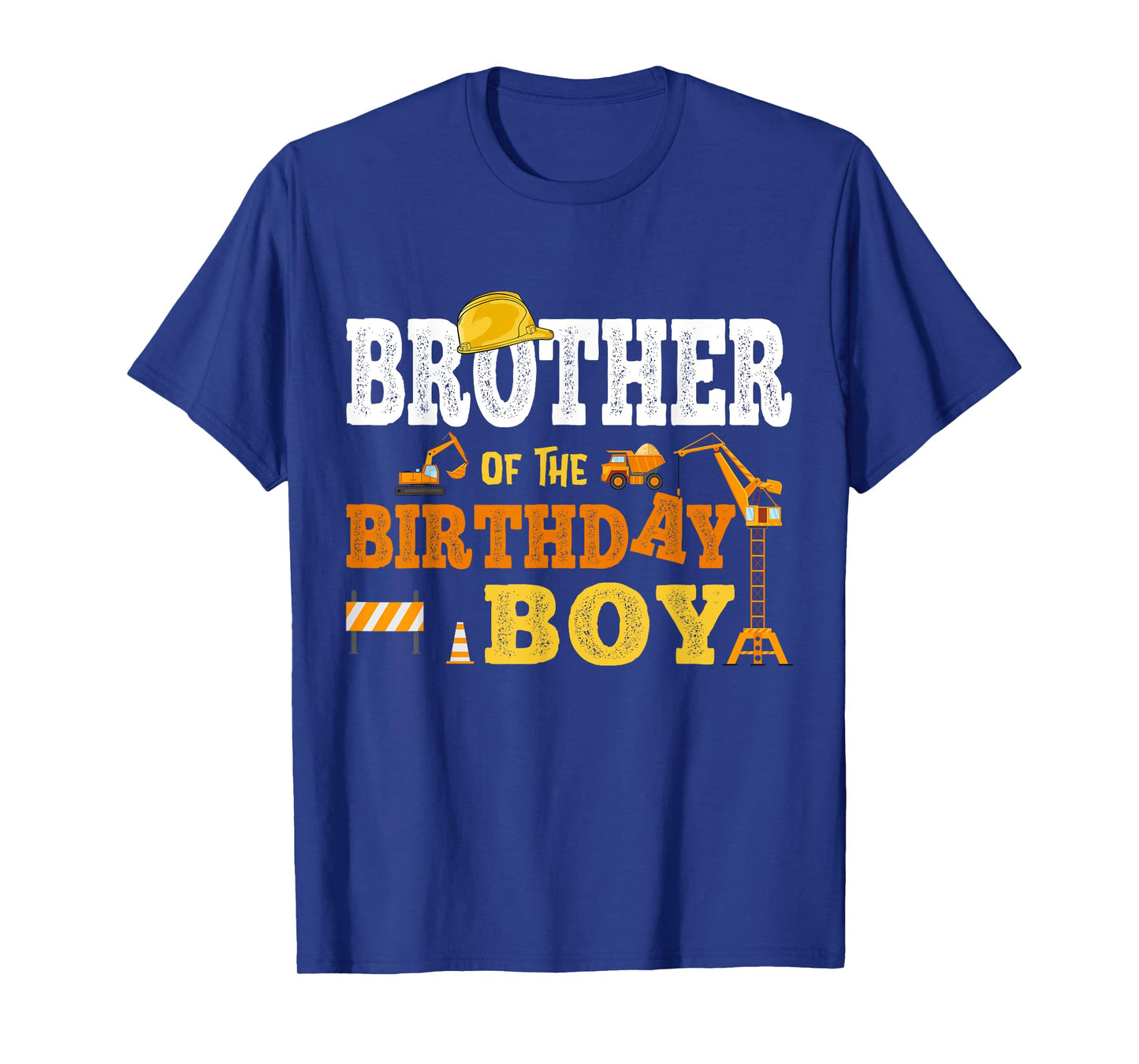 Brother Of The Birthday Boy Kid Construction Matching Family T-Shirt
