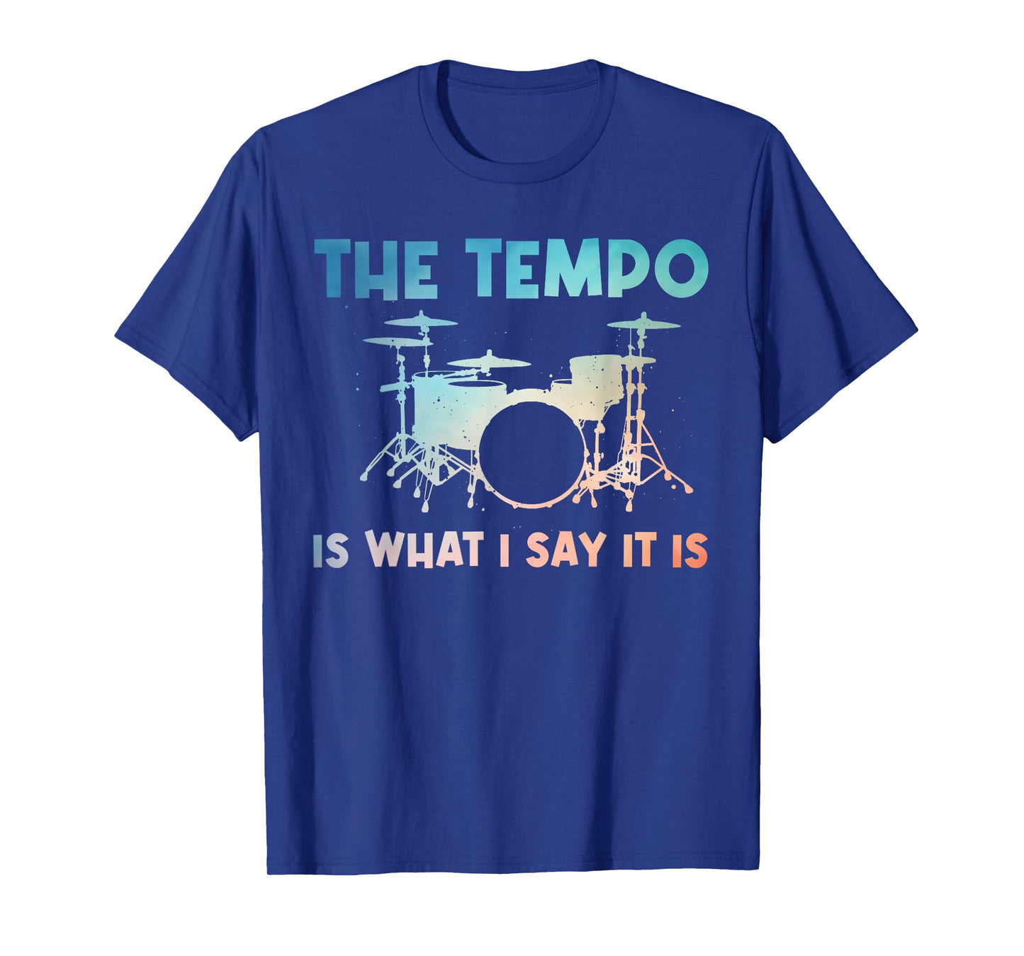 Funny Drumming Art for Men Women Drumline Drum Set Drummer T-Shirt