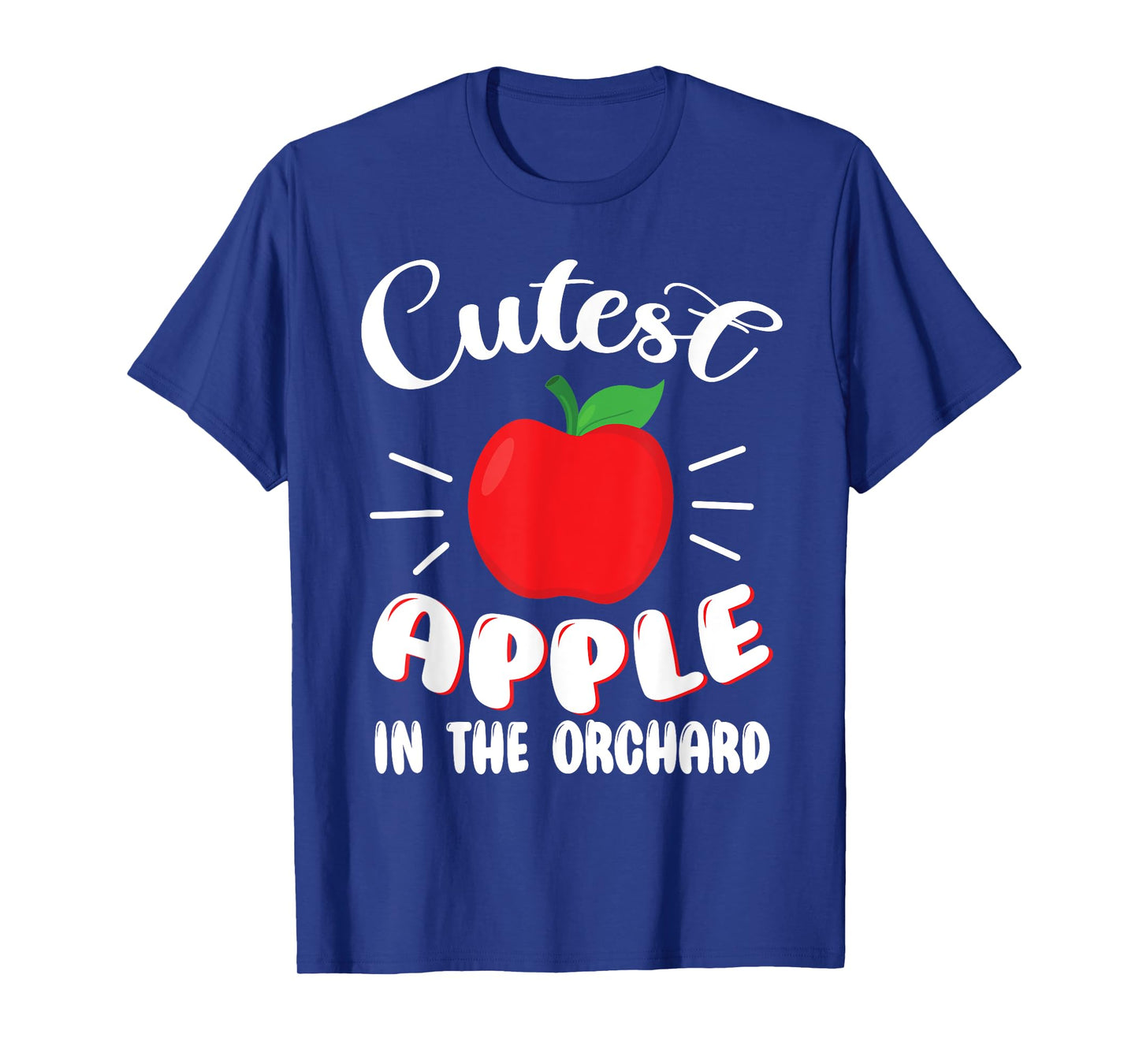 Funny Cutest Apple In The Orchard Apple Picking Kids T-Shirt