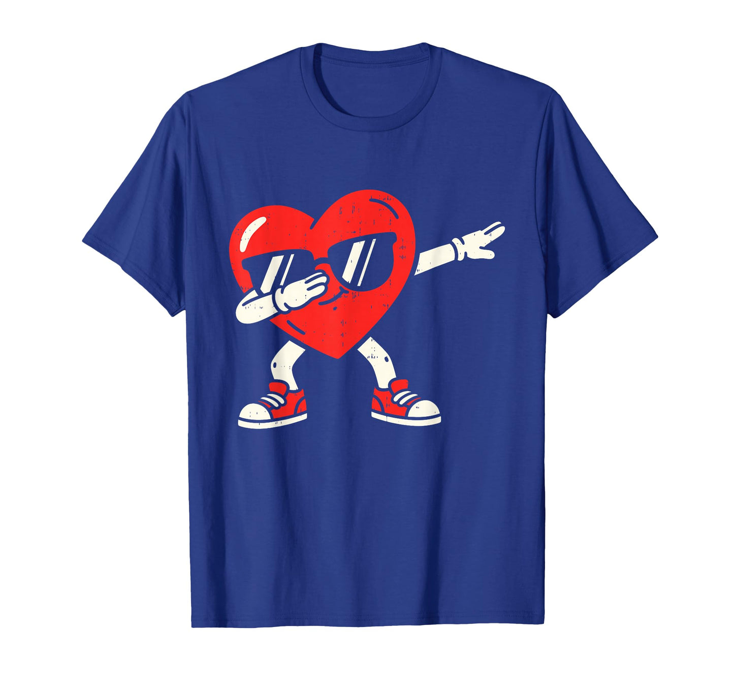 Dabbing Heart Dab Valentines Day for Teens Boys Girls Kids T-Shirt