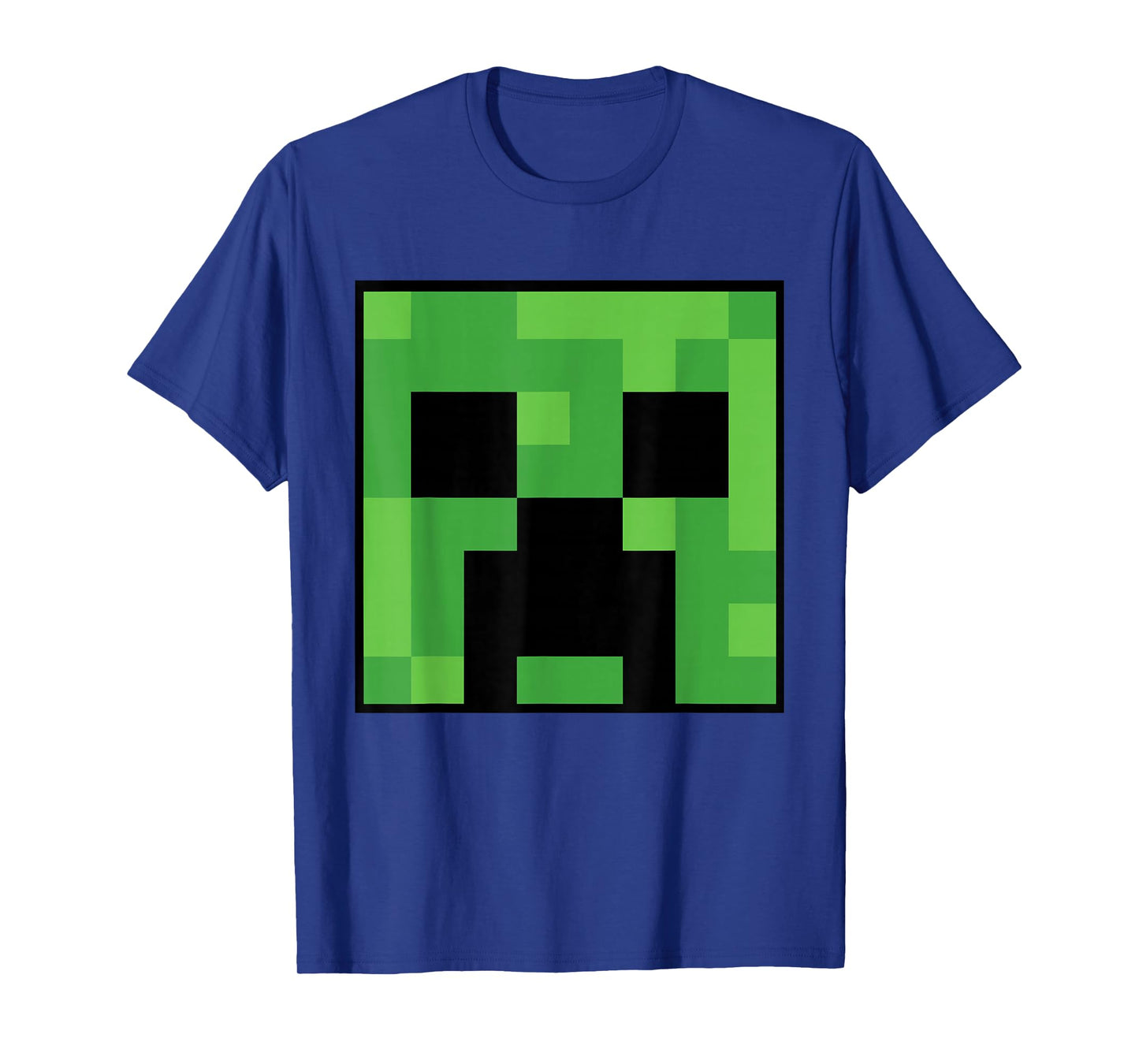 Minecraft Creeper Face Iconic Pixel Art T-Shirt