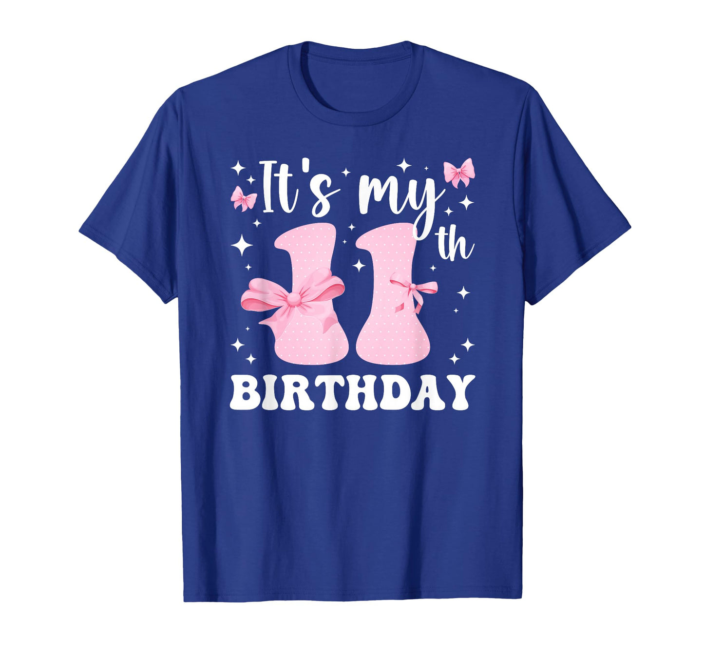 11th Coquette Themed Birthday Eleven Year Old Girl Bow T-Shirt