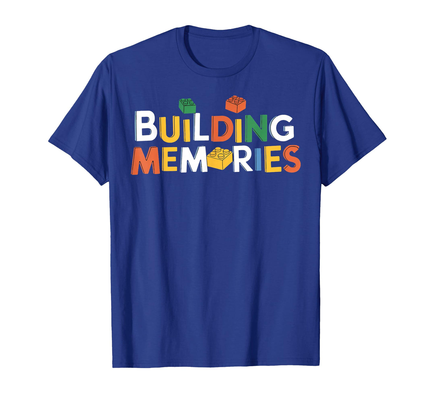 Building Memories Brick Builder Kids Bricks Building Blocks T-Shirt