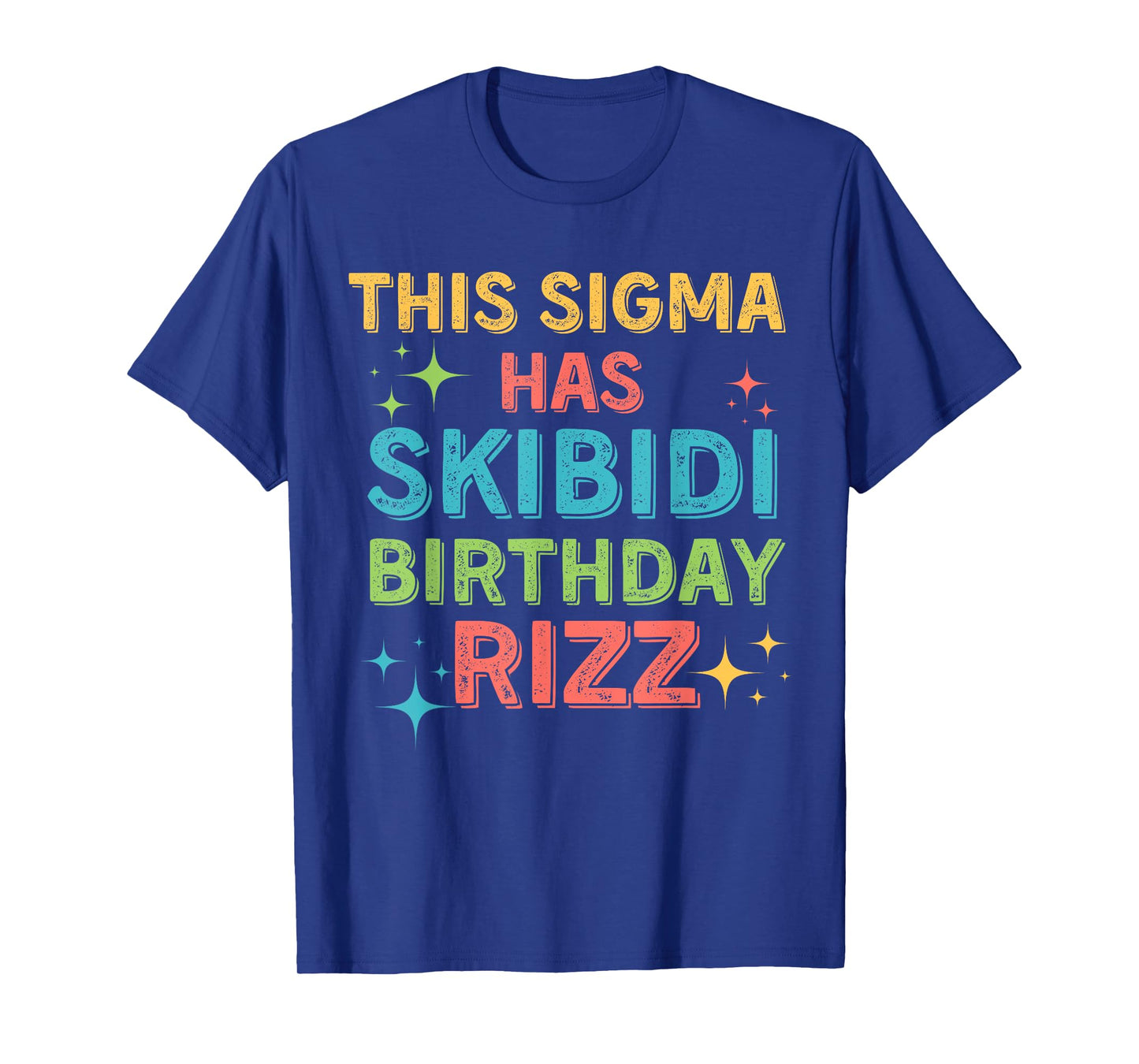 Funny Birthday Shirt - Skibidi Birthday Rizz - Middle School T-Shirt
