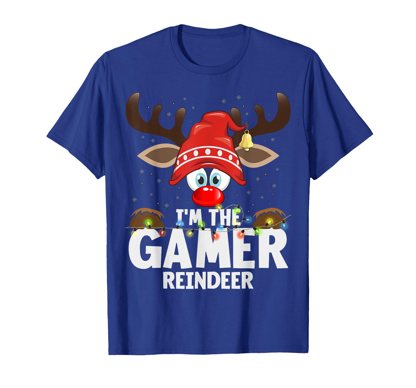 Christmas Matching I'm The Gamer Reindeer T-Shirt