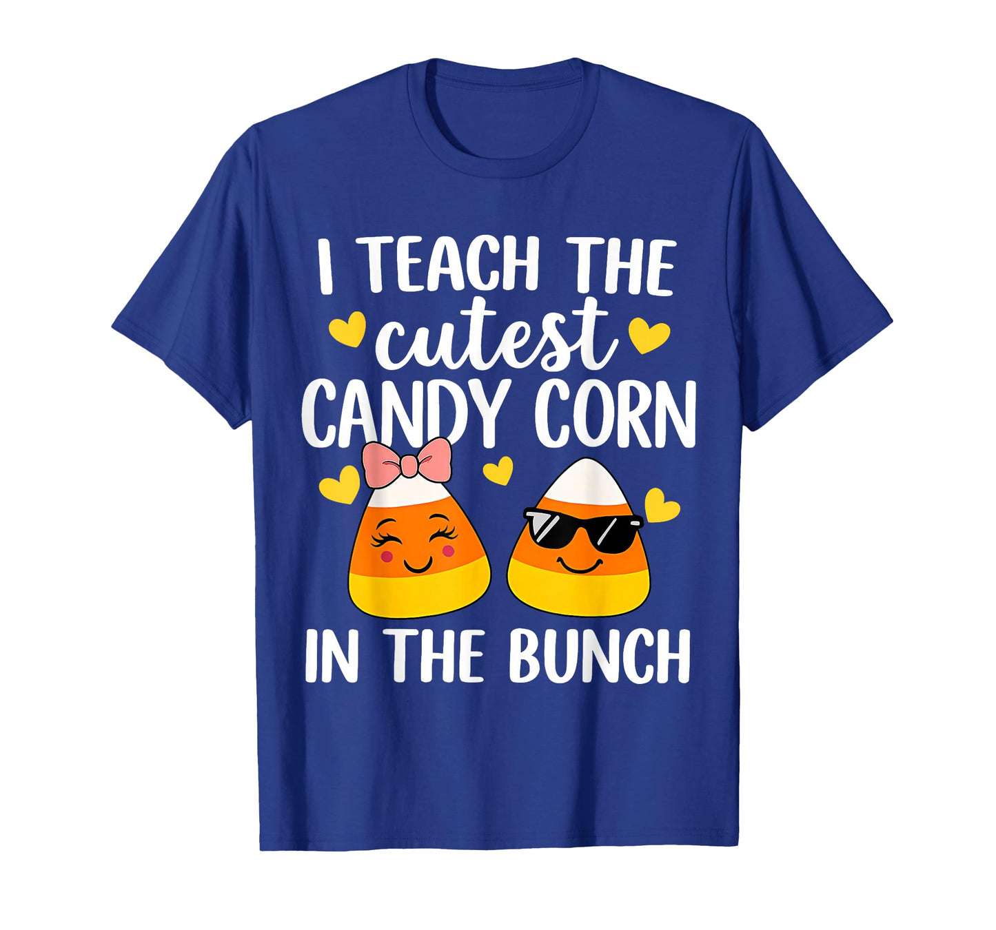 I Teach The Cutest Candy Corn In The Bunch Teacher Halloween T-Shirt