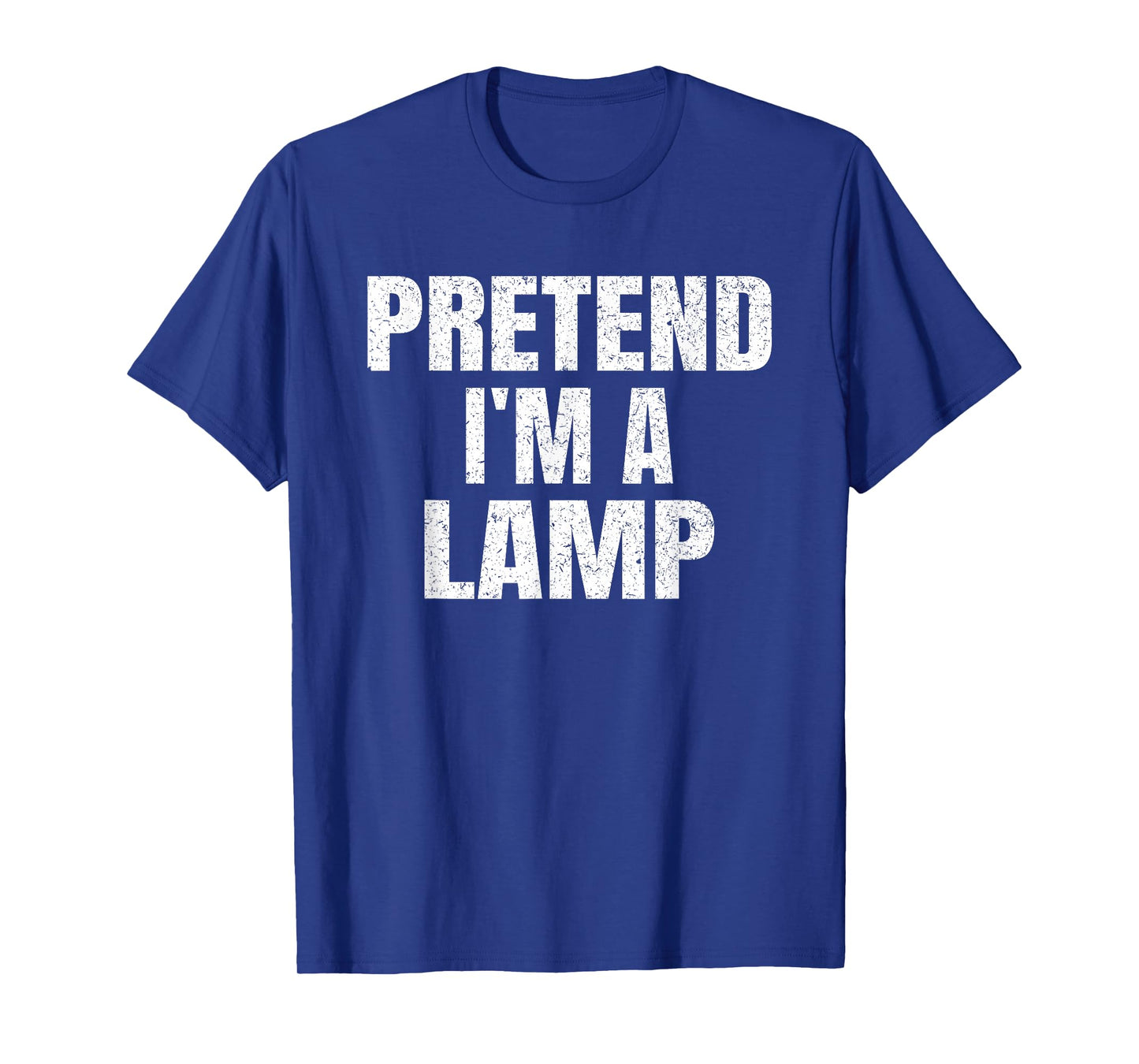 Pretend I'm A Lamp Family Group Lazy Easy Halloween Costume T-Shirt