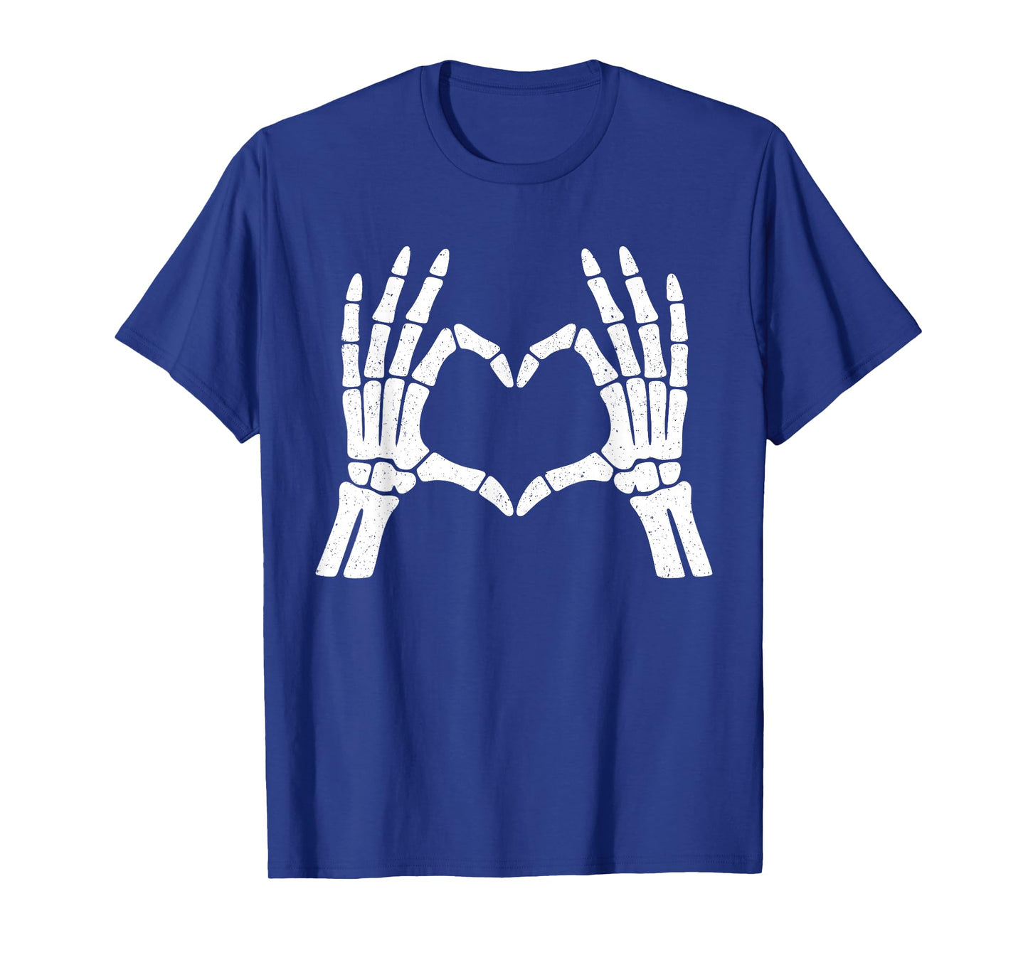 Skeleton Hands Heart Shirt Men Women Kids Halloween Costume T-Shirt