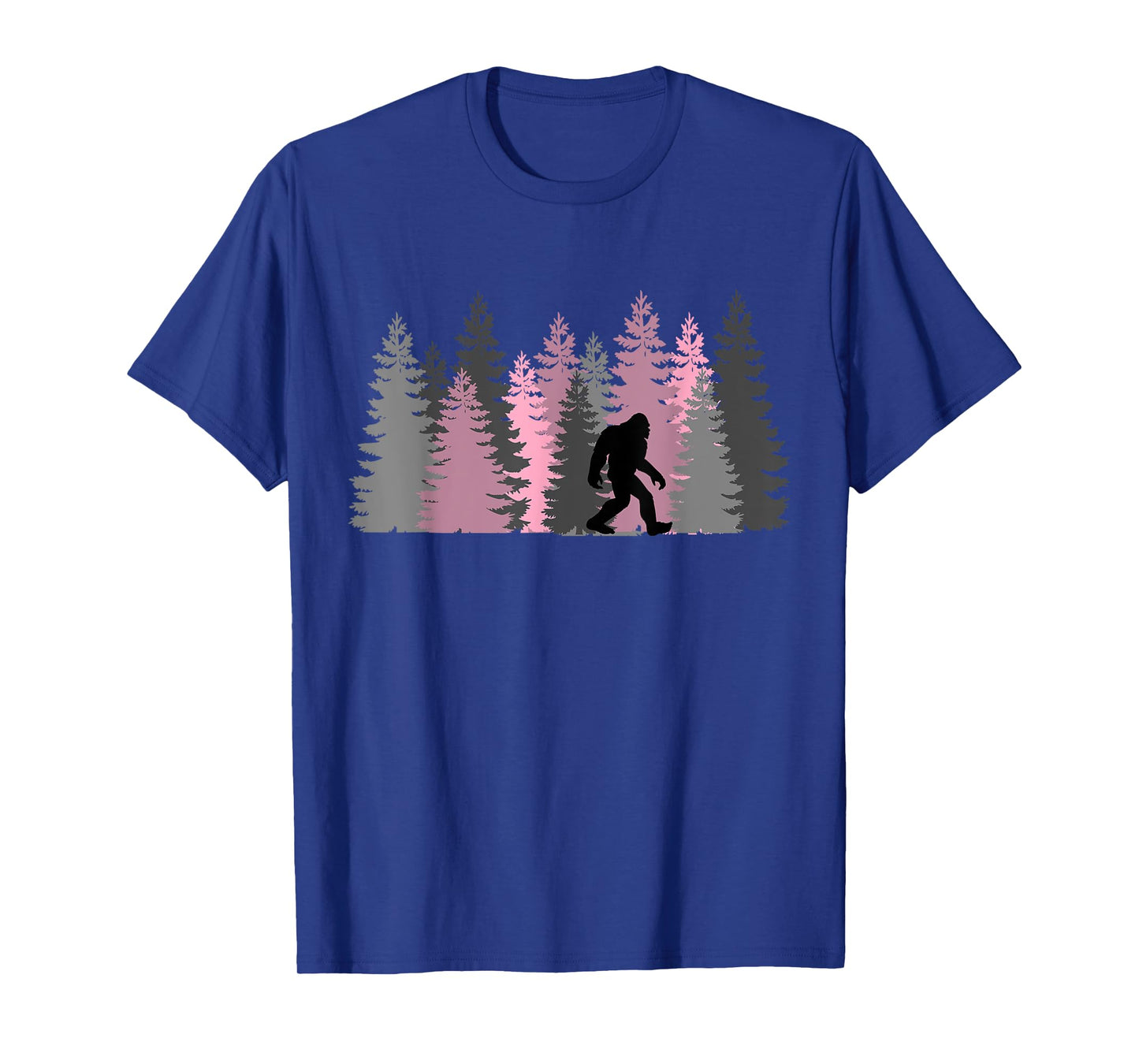 Bigfoot Sasquatch In The Forest For Men Women Kids T-Shirt