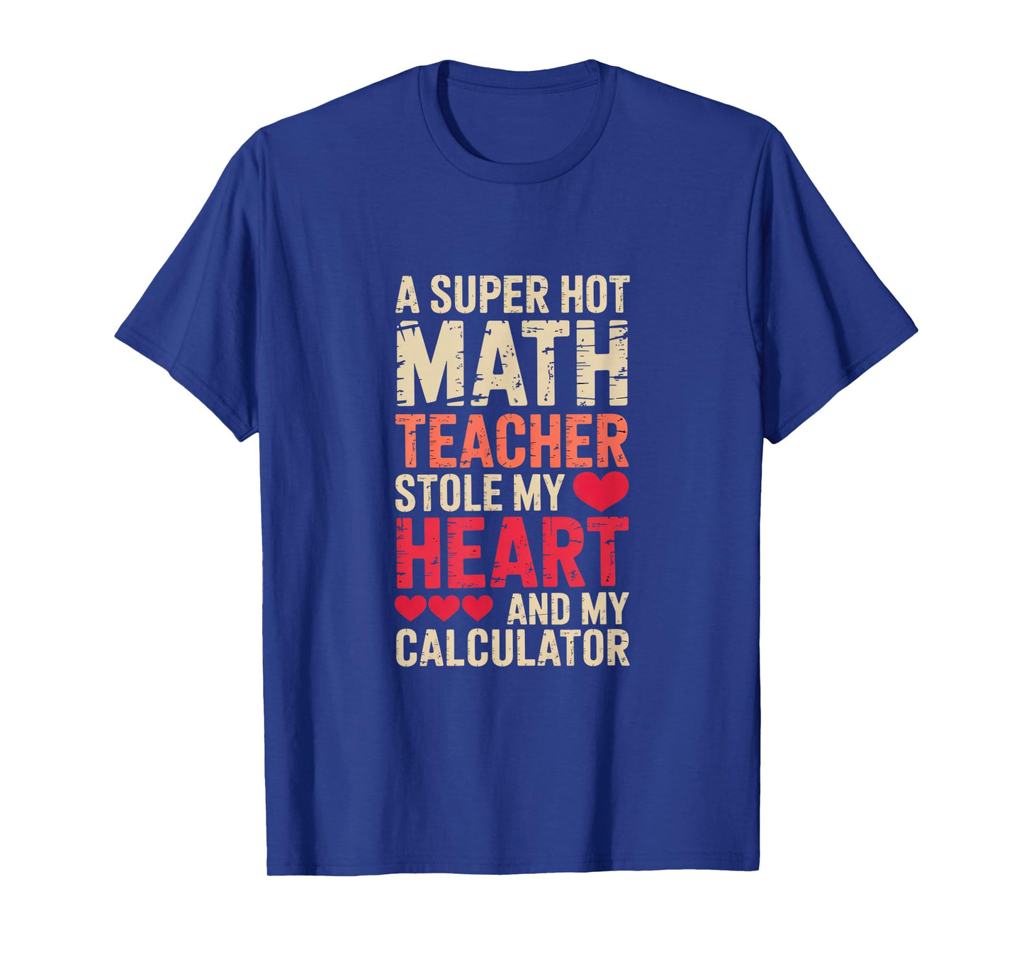 Math Teacher Valentine's Day Algebra Calculus Love Equation T-Shirt