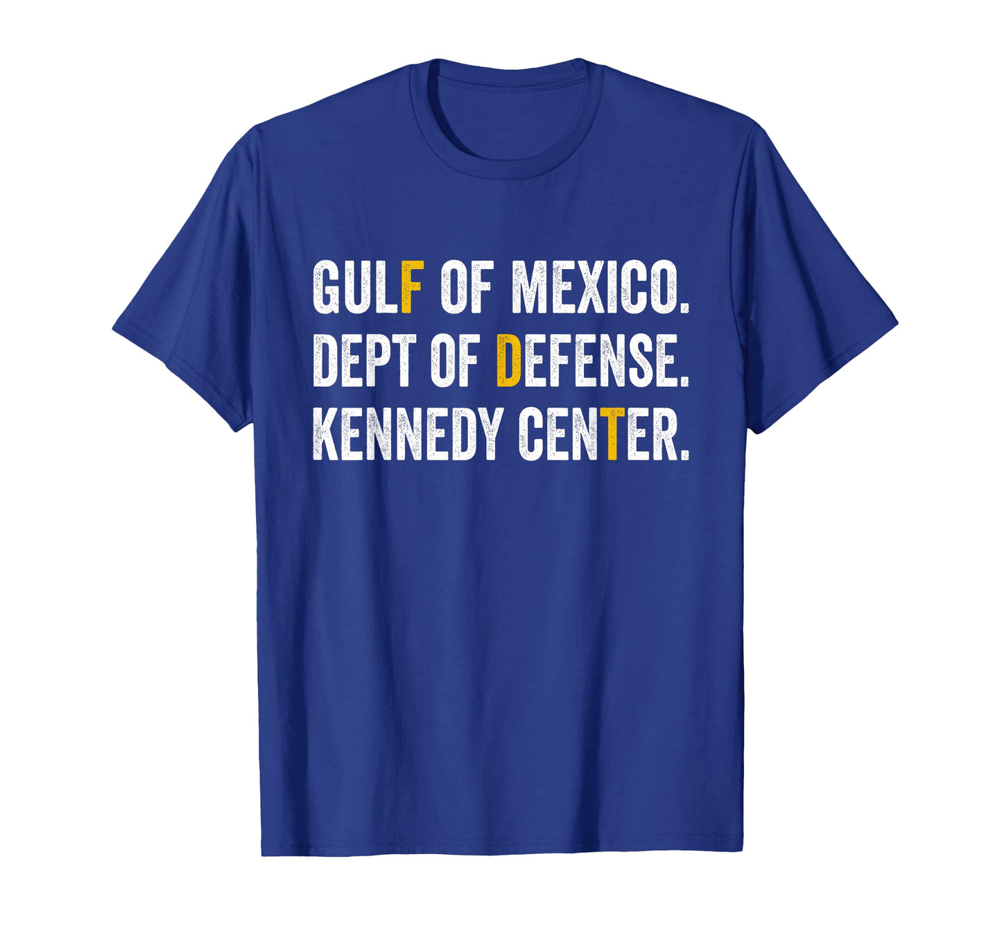 Gulf of Mexico Dept of Defense Kennedy Center Vintage Retro T-Shirt