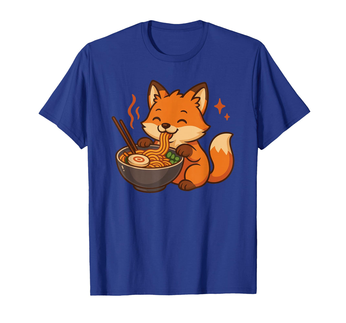 Fox with Noodles Ramen Kawaii Fox T-Shirt