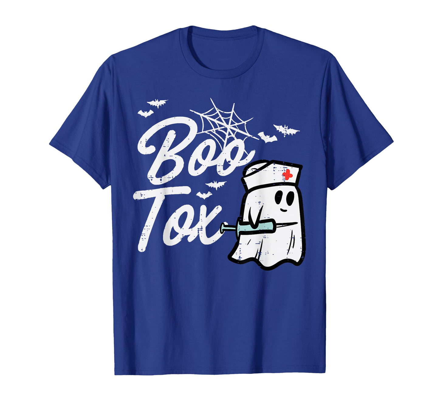 Halloween Nurse Boo Tox Botox Funny Costume Scrub Top Women T-Shirt