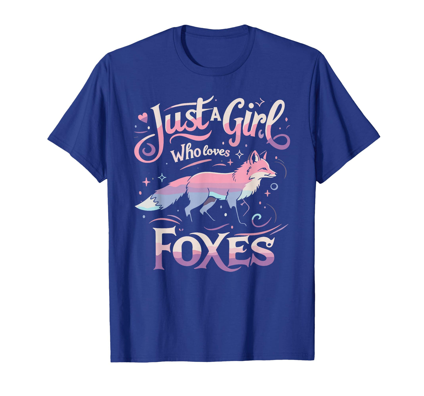 Just a Girl Who Loves Foxes Men Women T-Shirt T-Shirt