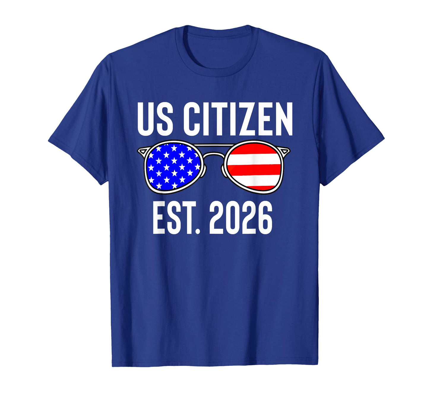 New US Citizen Est 2026 American Immigrant Citizenship Flag T-Shirt