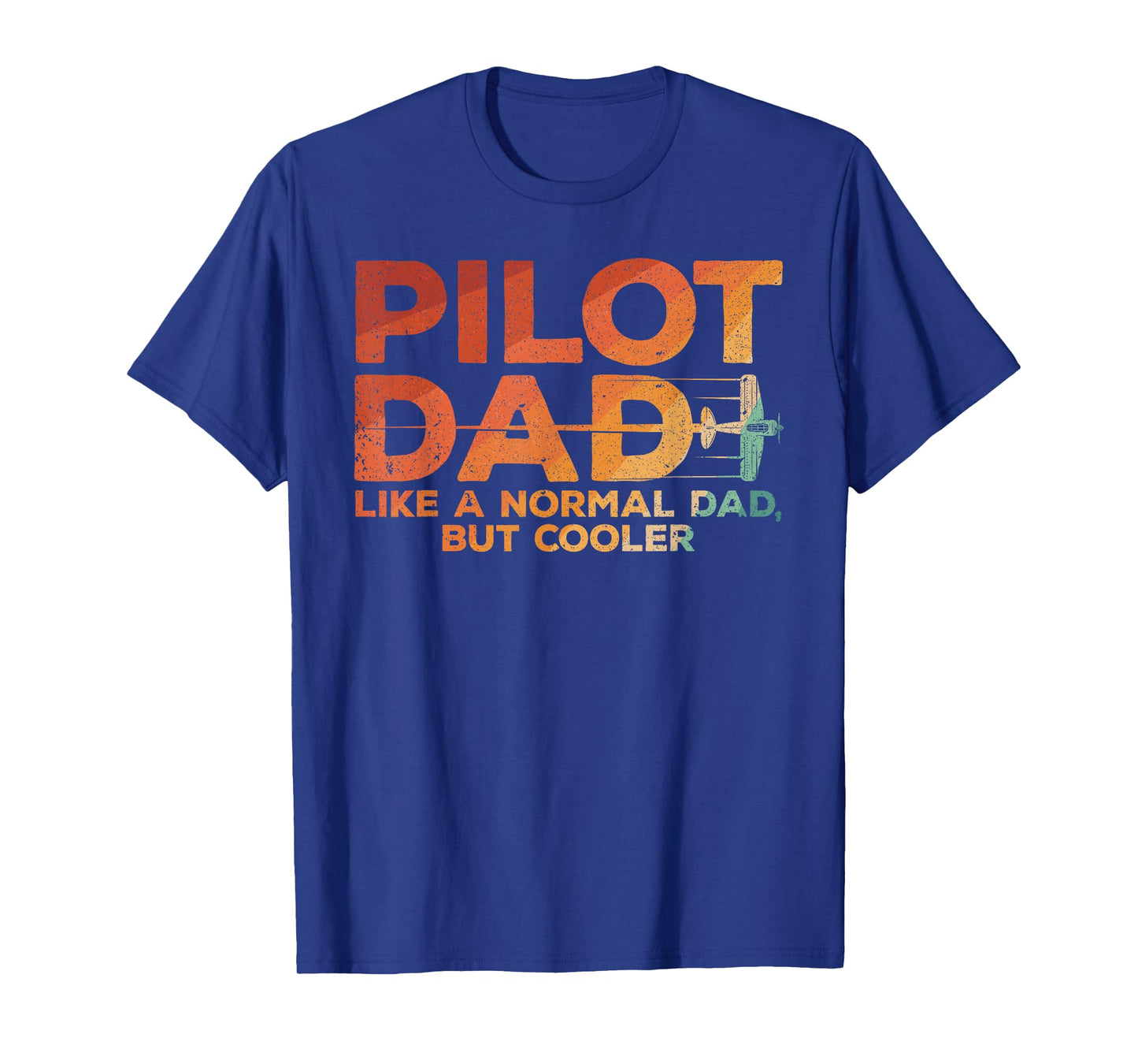 Funny Pilot Dad Art For Men Father Aviation Airplane Pilot T-Shirt