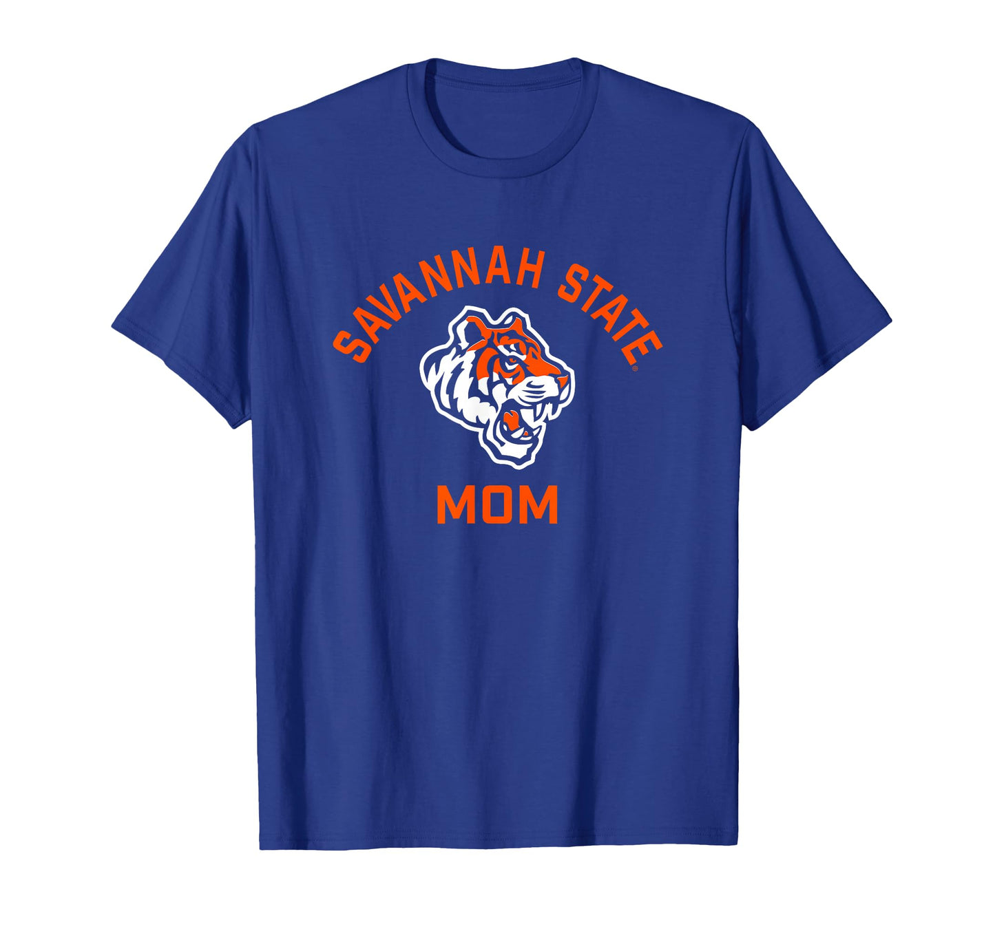 Savannah State University SSU Tigers Arched Mom T-Shirt