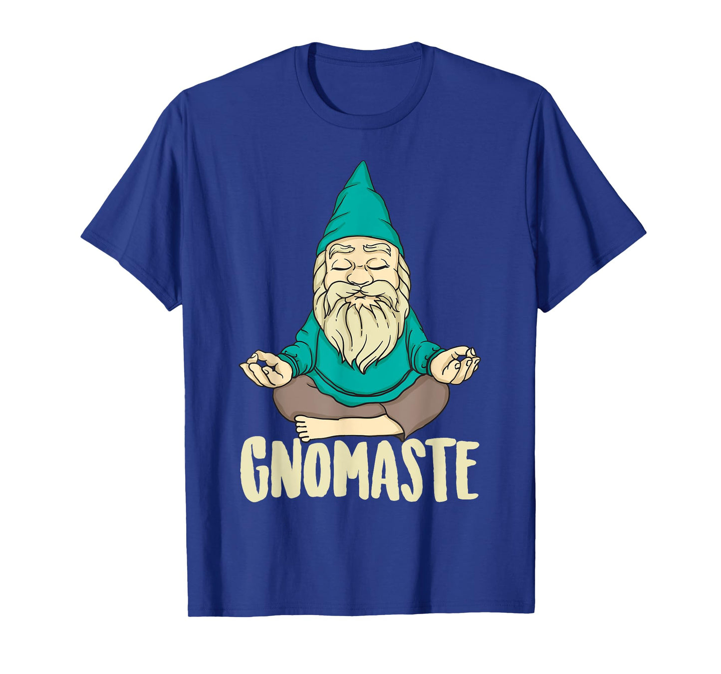 Cute Gnomaste Funny Meditating Gnome Gift For Yoga Men Women T-Shirt