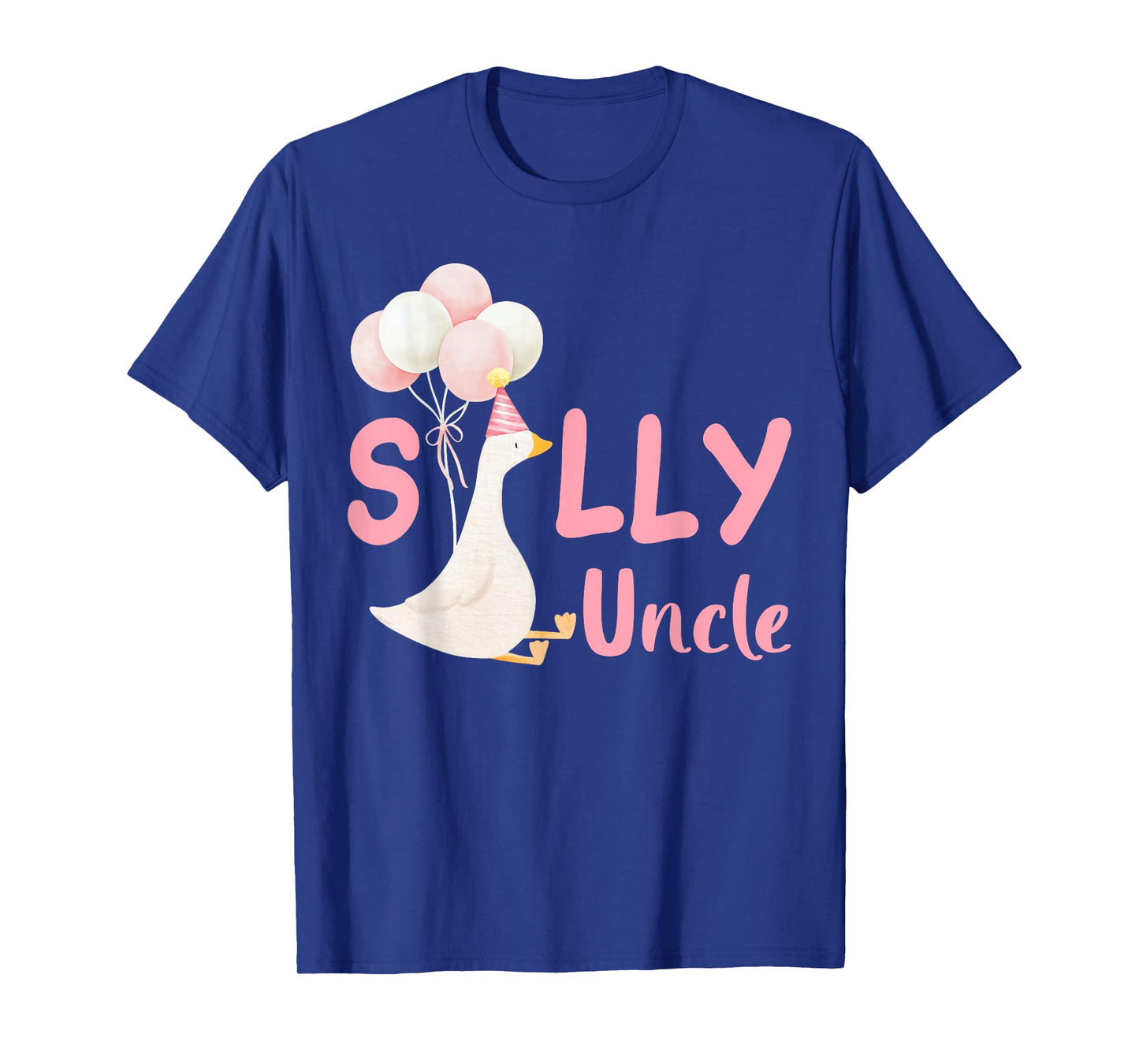 Silly Uncle Goose Family Matching Birthday Squad Crew T-Shirt