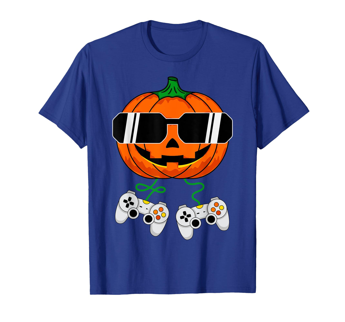 Halloween Jack O Lantern Gamer Boys Kids Men Funny Halloween T-Shirt