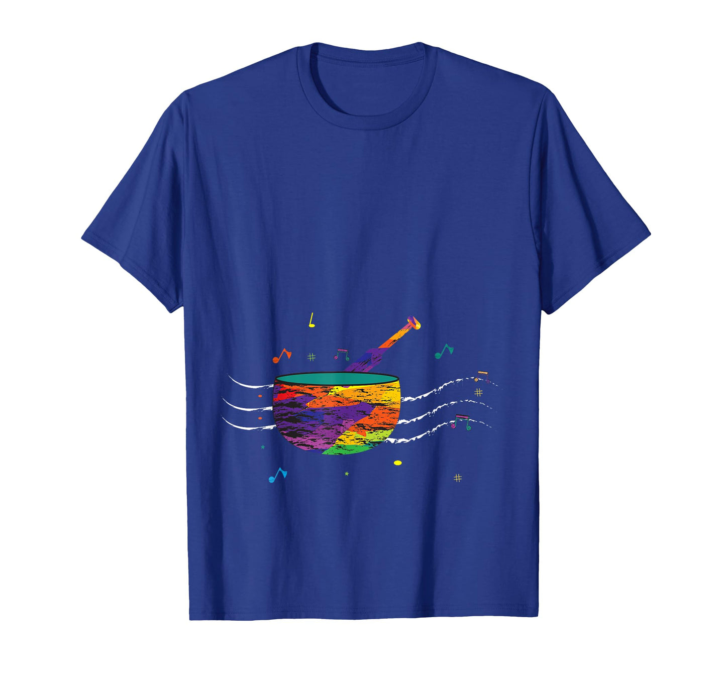 Music Lover, Colorful Singing Bowl, Sound Love, Singing Bowl T-Shirt