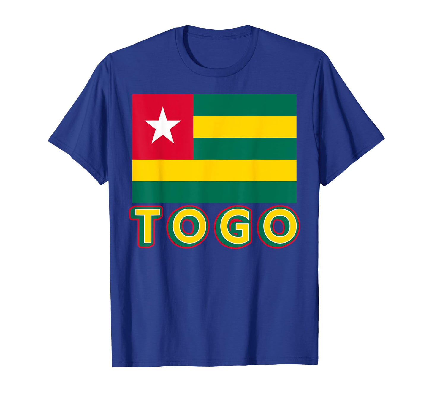 Togolese Flag Of Togo Patriotic African Men Women Kids T-Shirt