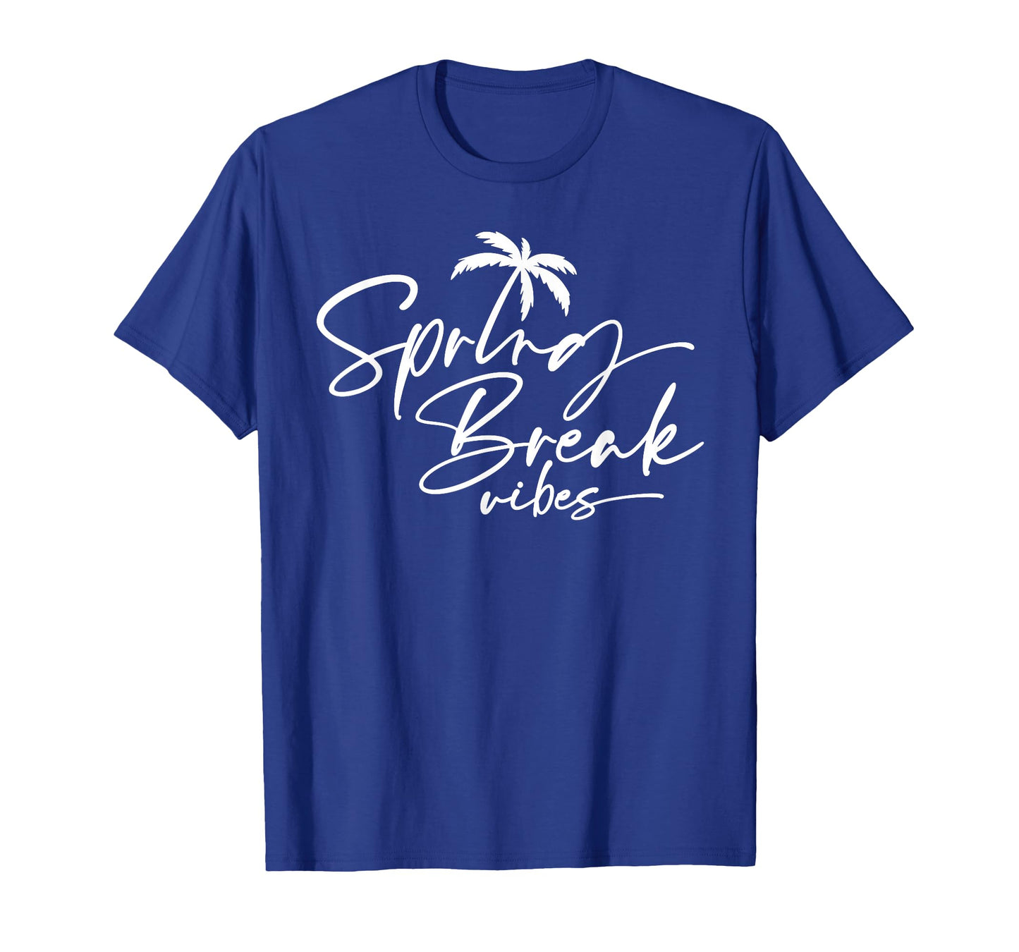 Spring Break Vibes Palm Tree Graduate Class Vacation Design T-Shirt