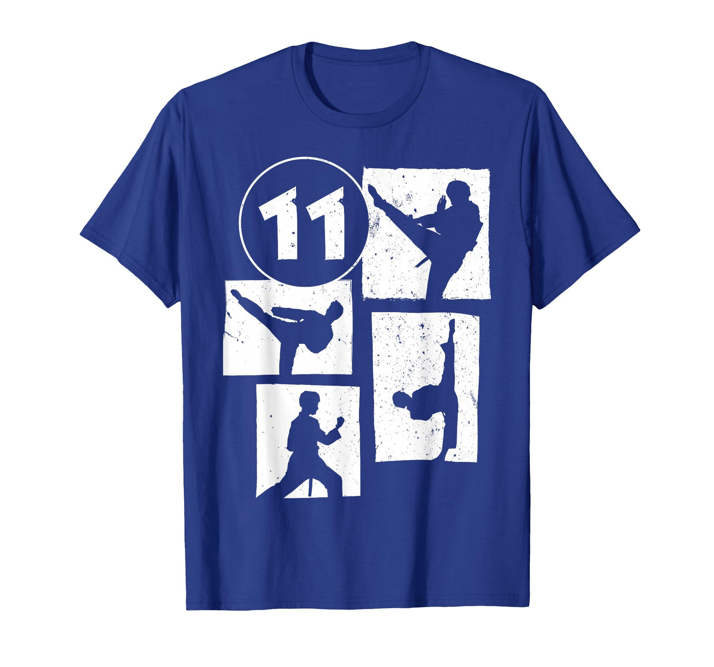 11th Birthday Karate Taekwondo 11 Years Old Boy Martial Arts T-Shirt