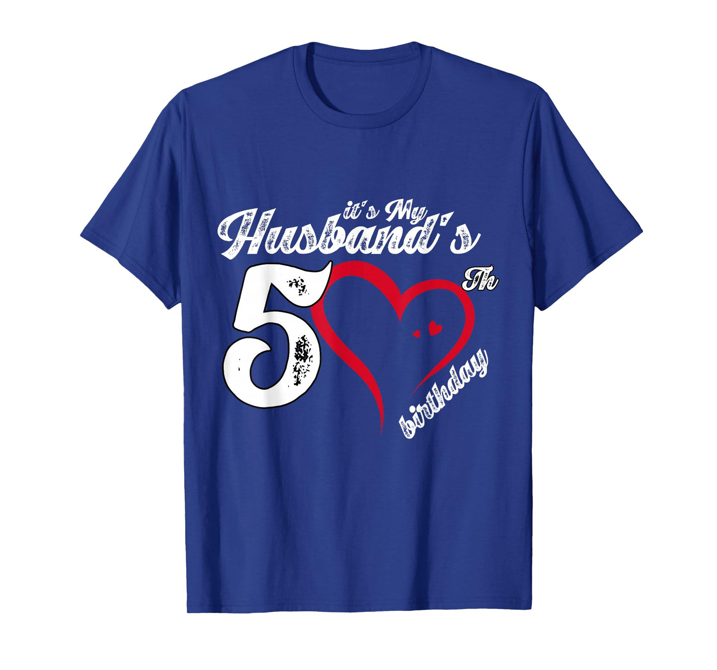 It's My Husband's 50th Birthday Vintage 50th Birthday T-Shirt