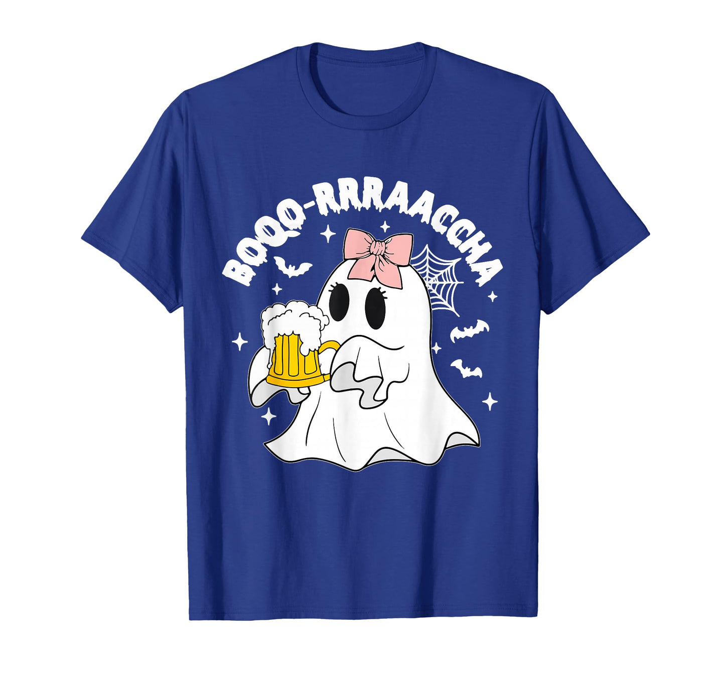 Boo-racha Funny Halloween Ghost Beer Design Borracha Funny T-Shirt