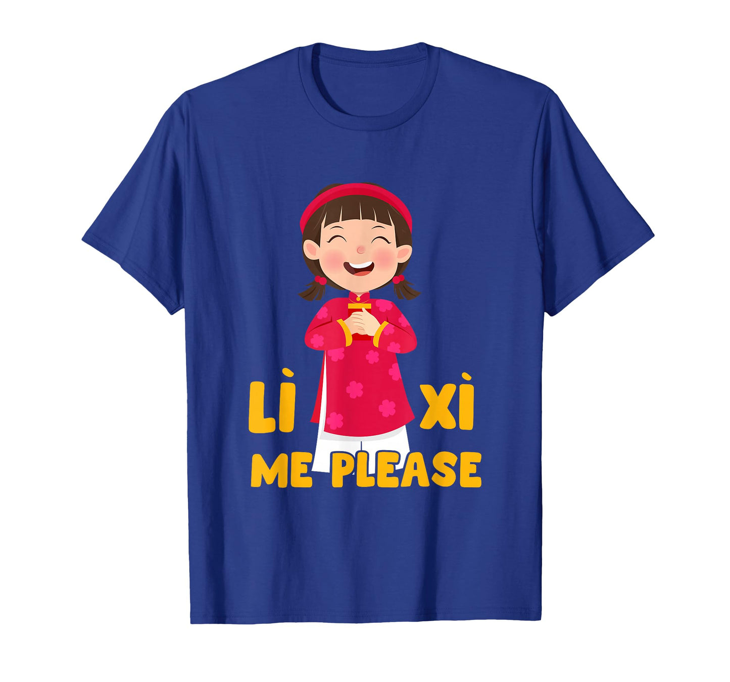 Ao Dai Girl Li Xi Me Please Vietnamese New Year TET Holiday T-Shirt