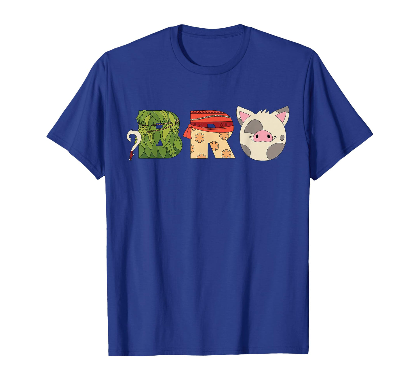 Disney Moana Letters "Bro" Brother Family Trip Vacation T-Shirt