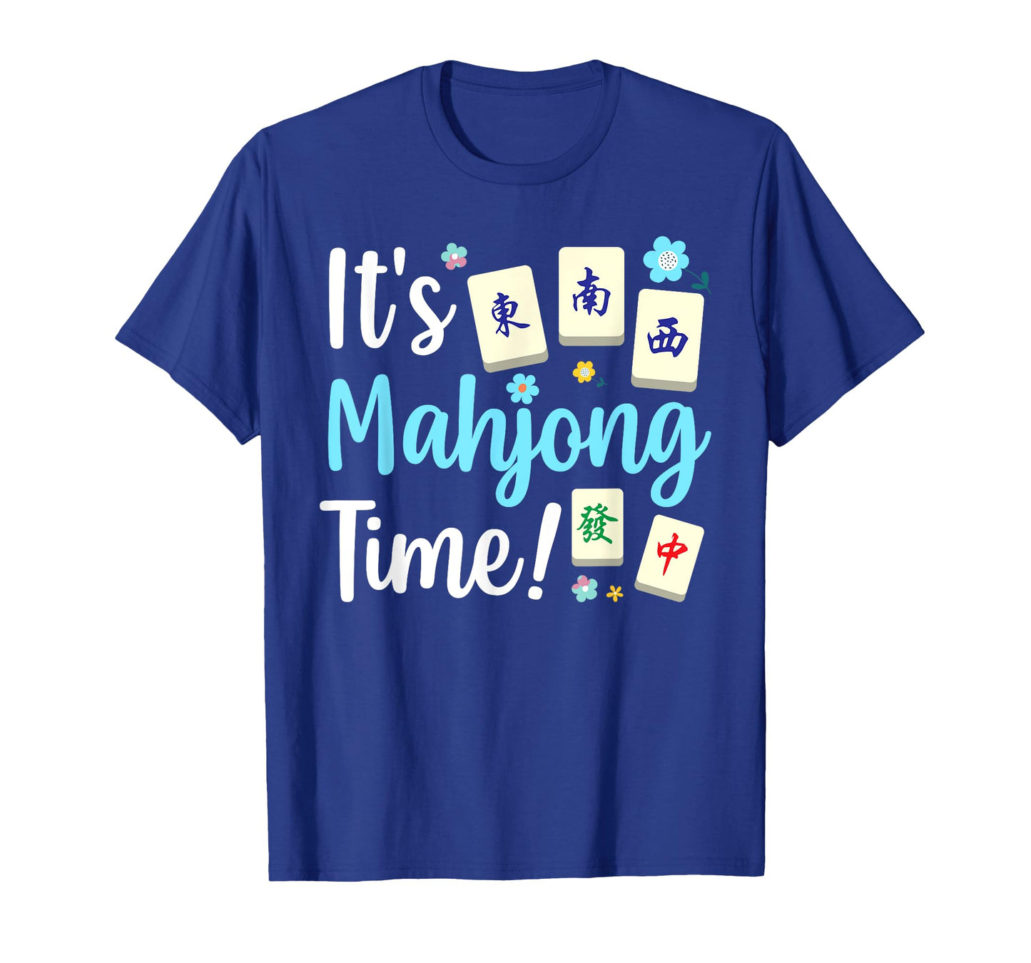 Cute Mahjong Design For Men Women Tile Game Mahjong Player T-Shirt