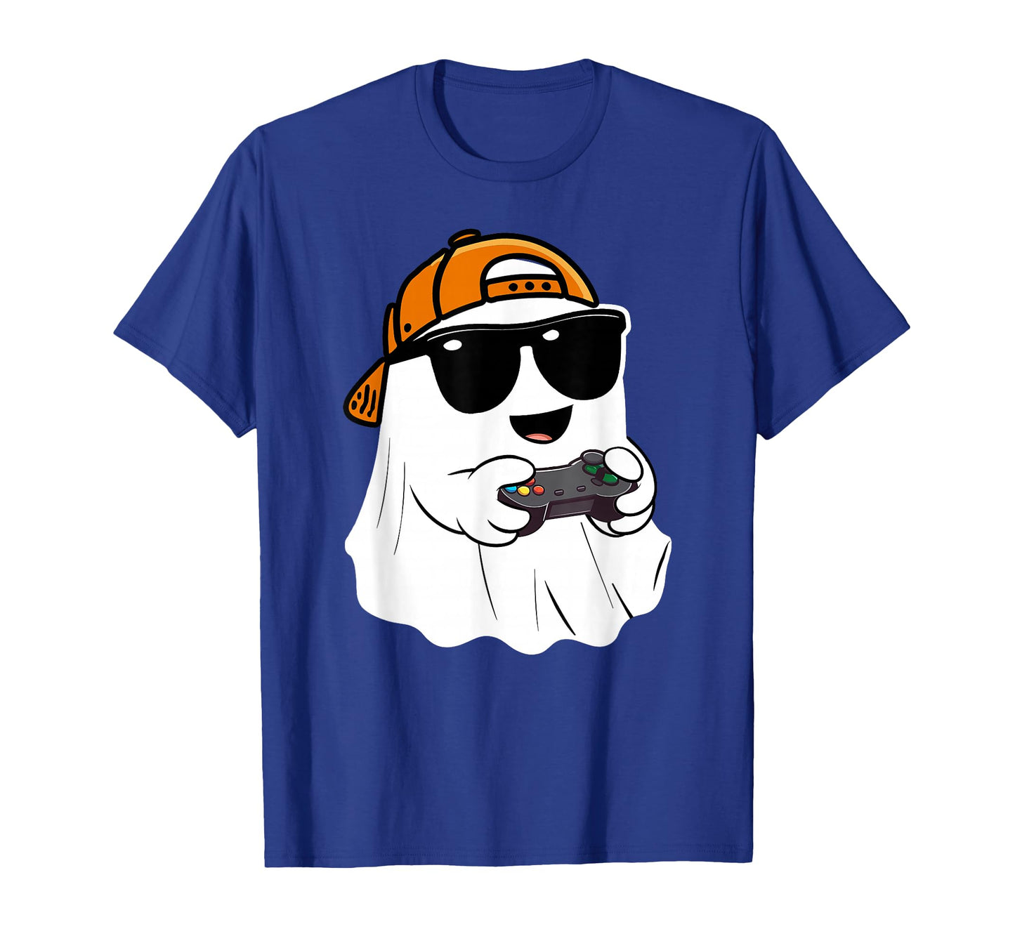 Halloween boys kids ghost gamer scary Costume gaming men T-Shirt